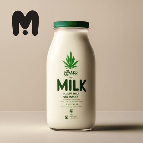 Hemp Milk vs Oat Milk with 1 bottle milk