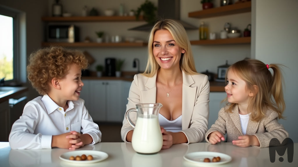 hazelnut milk blond kitchen