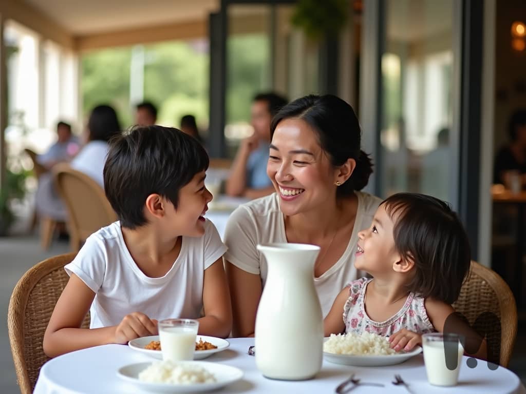 Discovering the Mexican Rice Milk Drink with family