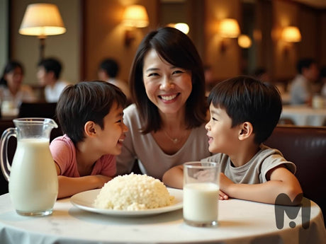 Exploring Rice Milk Nutrients with family