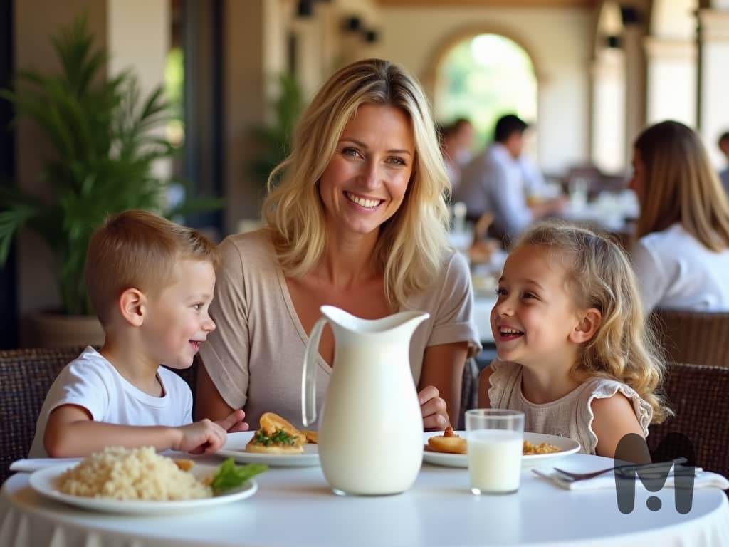 Choosing Organic Rice Milk with family