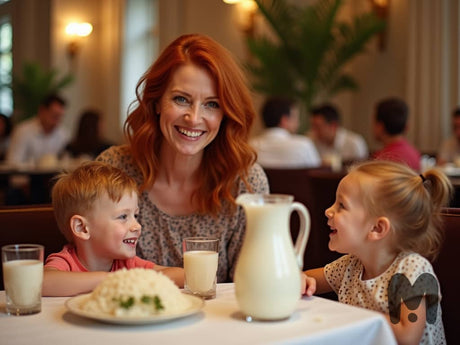 Rice Milk Powder with family