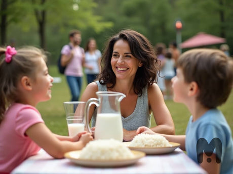 Comparing Rice Milk vs Cow Milk with milk