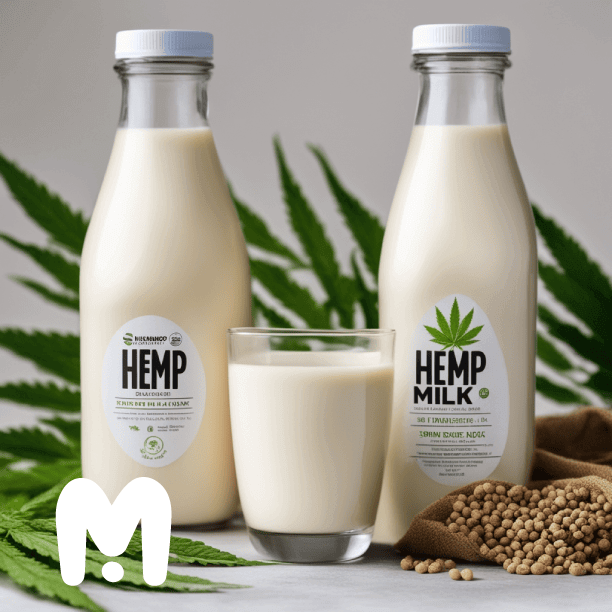 Hemp Milk vs Coconut Milk with 3 pots milk