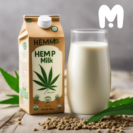 Benefits of Hemp Milk Creamer with 1 glass milk