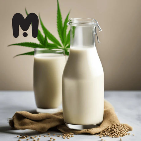 Chocolate Hemp Milk with 2 pots milk