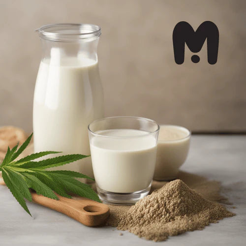 Hemp Milk Vanilla with 3 pots milk