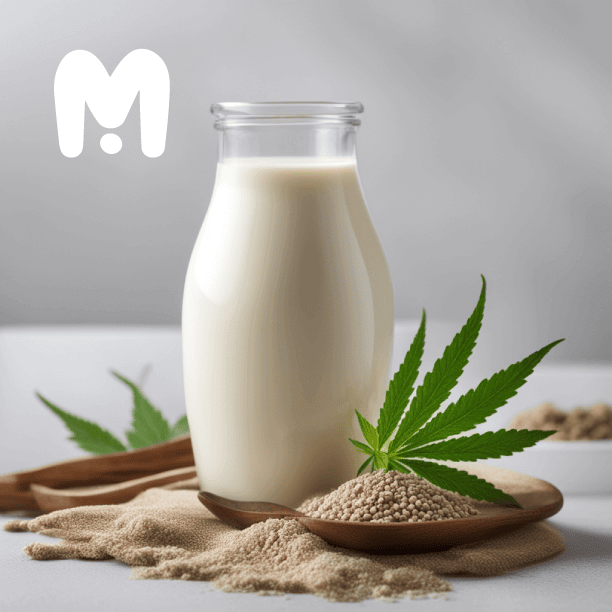 hemp milk vs whole milk comparison with 1 pot milk