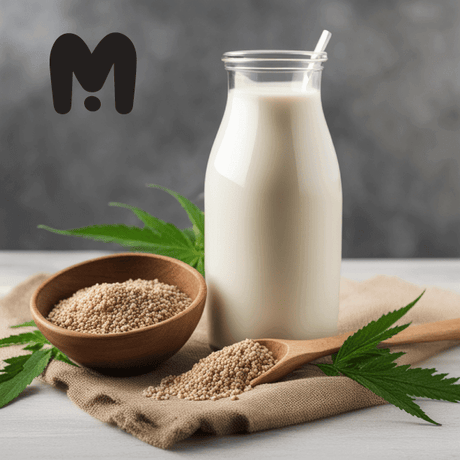 Hemp Milk FODMAP with 1 glass milk